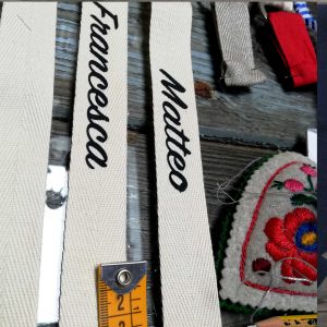 Grembiuli per Francesca che ha un bar a Forlì