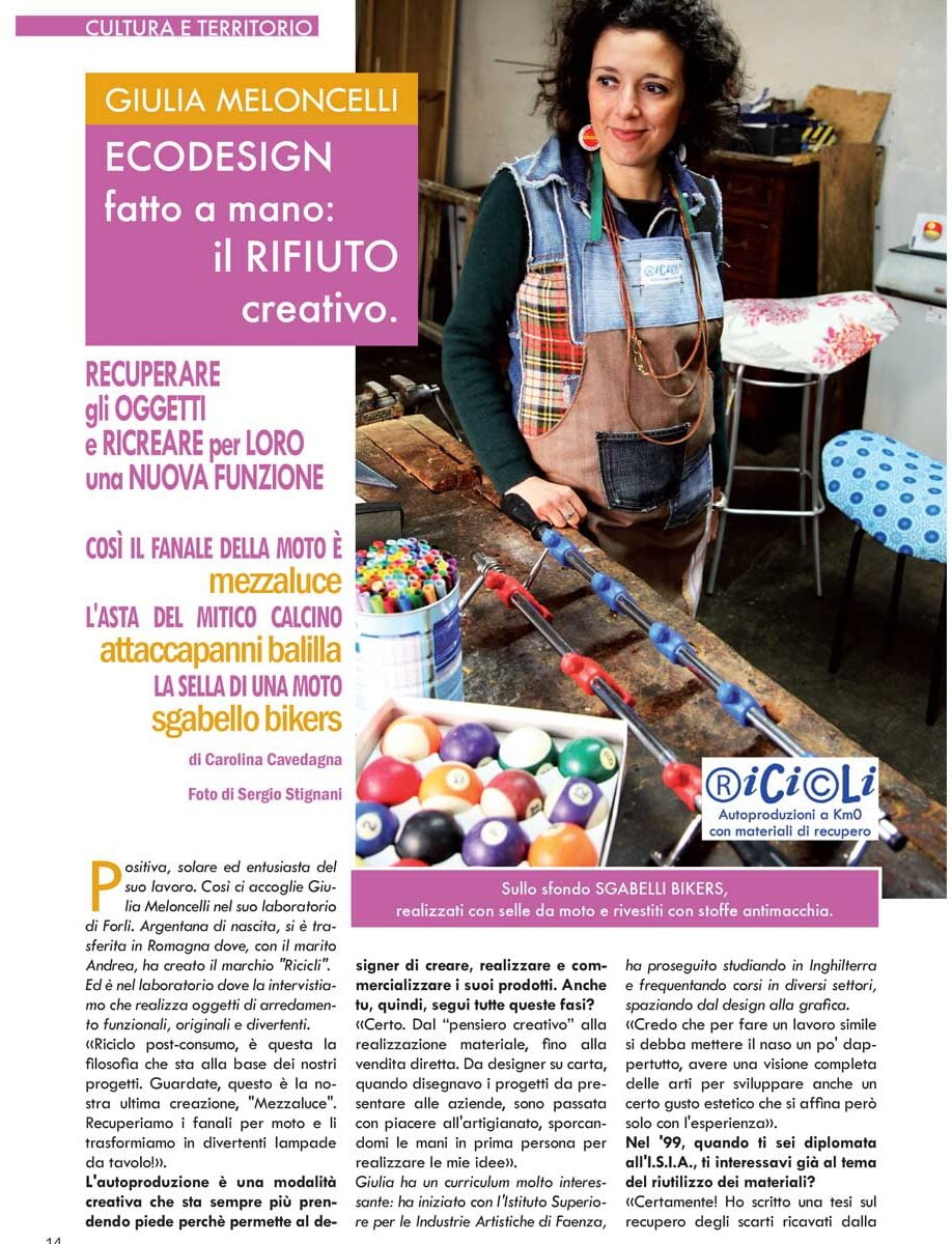 Articolo sulla rivista Dintorni