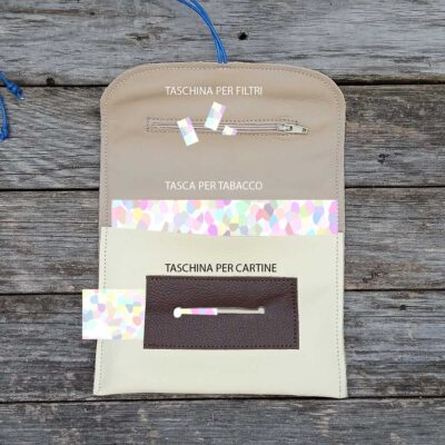 Porta tabacco in pelle n°02