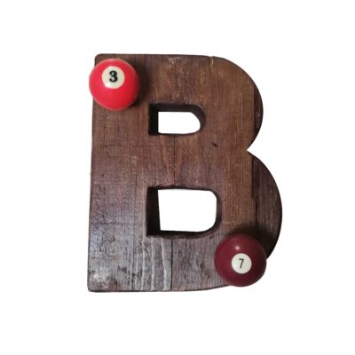 Attaccapanni lettera B