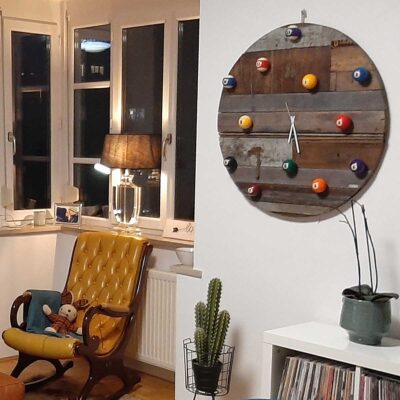 Orologio Biliardo a casa di Chris e Kasia FREISING (D)