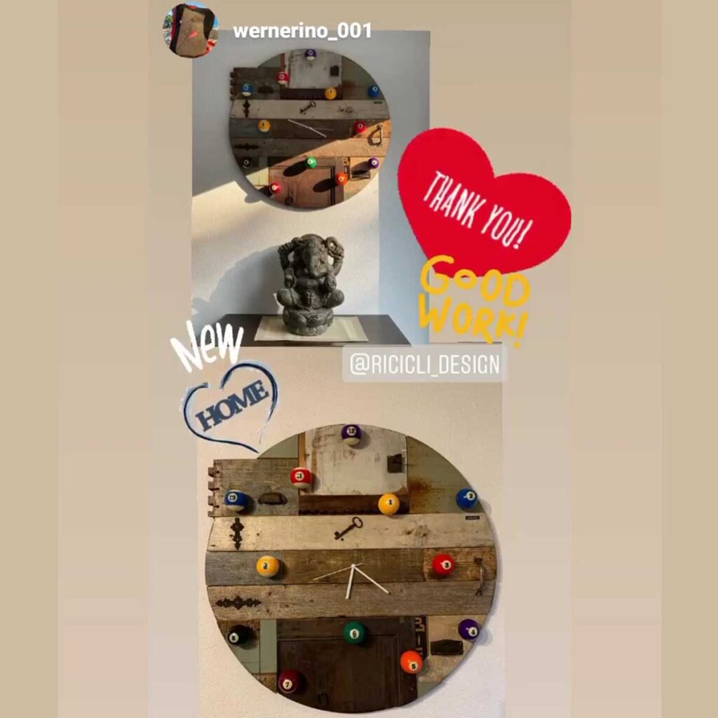 Orologio Biliardo a casa di Werner e Nicole FELDKIRCH (A)