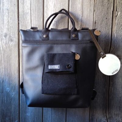 Borsa Zaino Cinno n°01 TOTAL BLACK