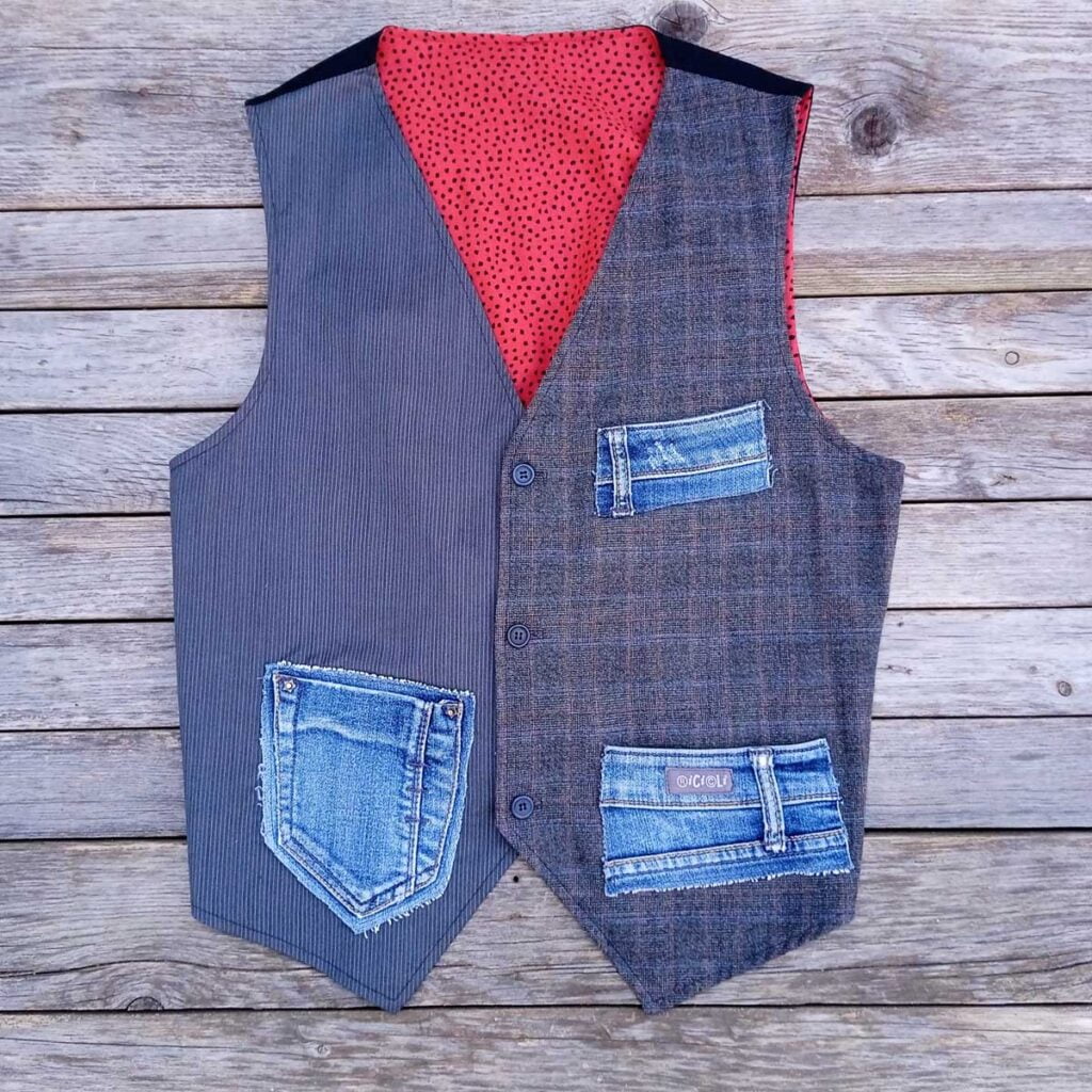 Gilet double face n°13 Tg.L