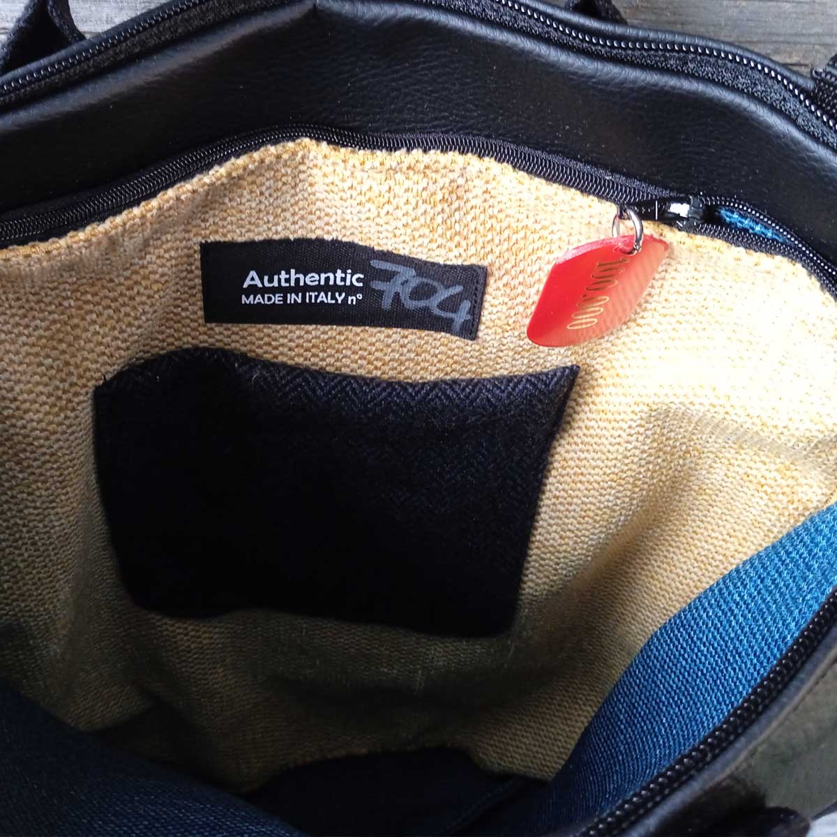 Borsa zaino Greta TOTAL BLACK n°28 Borsa zaino Greta TOTAL BLACK n°28 - immagine 13