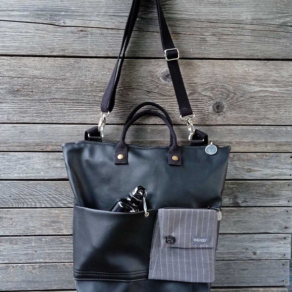Borsa zaino Greta TOTAL BLACK n°28 - immagine 14
