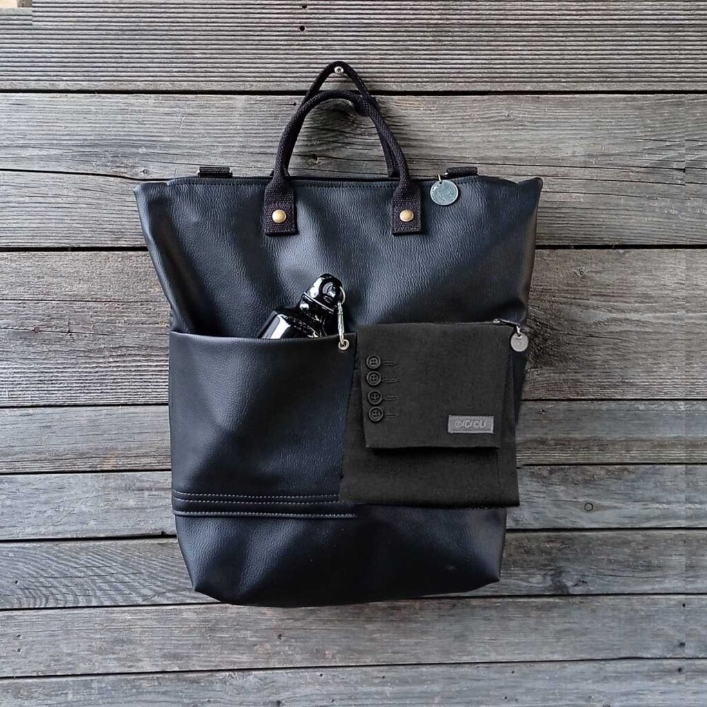 Borsa zaino Greta TOTAL BLACK n°26