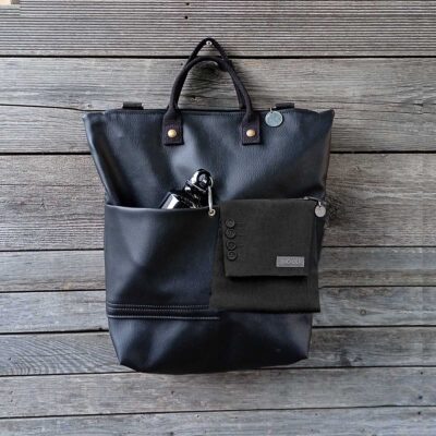 Borsa zaino Greta TOTAL BLACK n°26