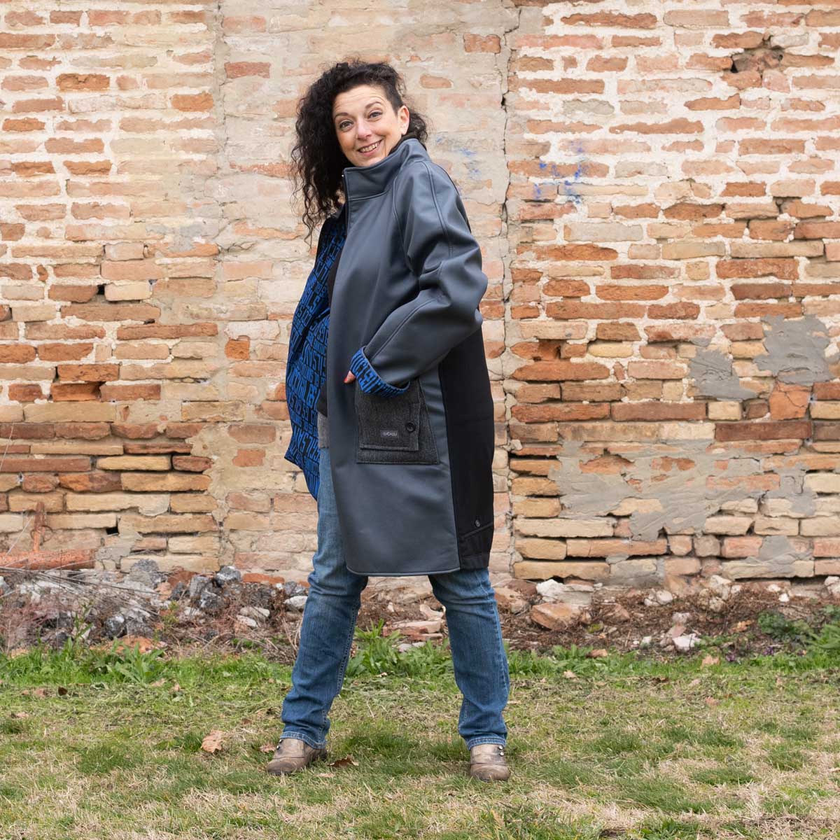 Cappotto UNISEX in finta pelle n°14 Tg.XL/XXL Cappotto UNISEX in finta pelle n°14 Tg.XL/XXL - immagine 9