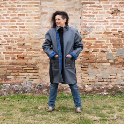 Cappotto UNISEX in finta pelle n°14 Tg.XL/XXL