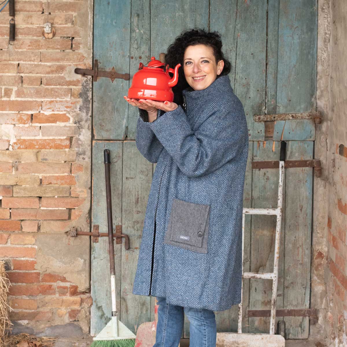 Cappotto Reversibile n°10 Tg.XXL Cappotto Reversibile n°10 Tg.XXL