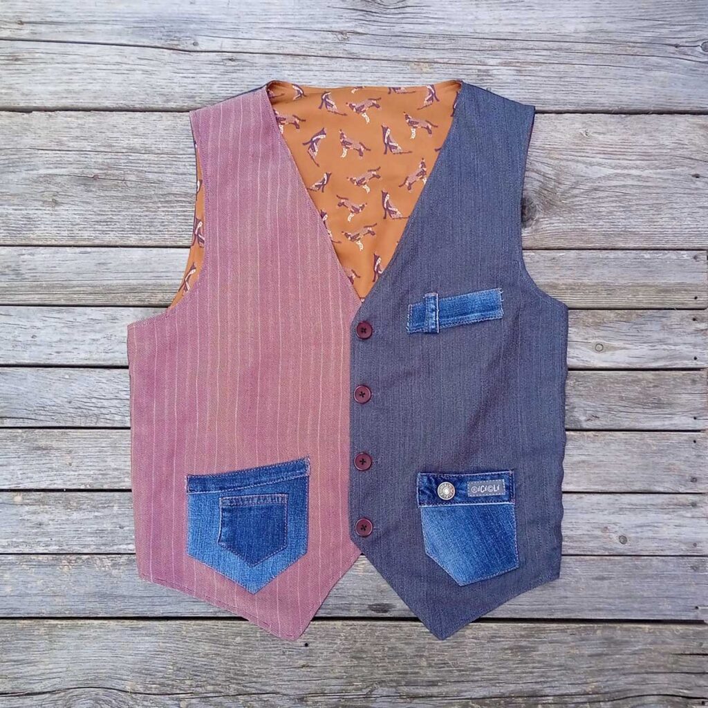 Gilet double face n°09 Tg.XL