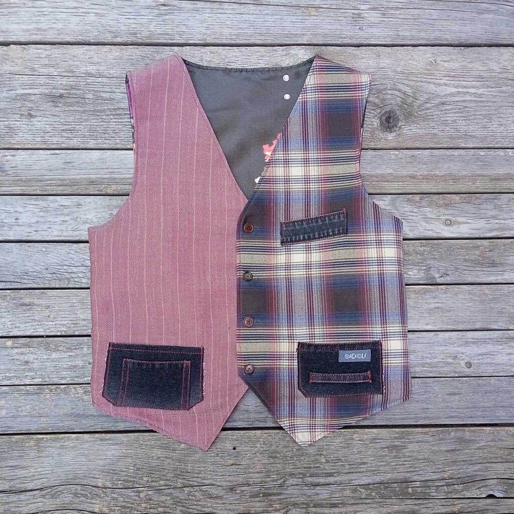 Gilet double face n°17 Tg.M