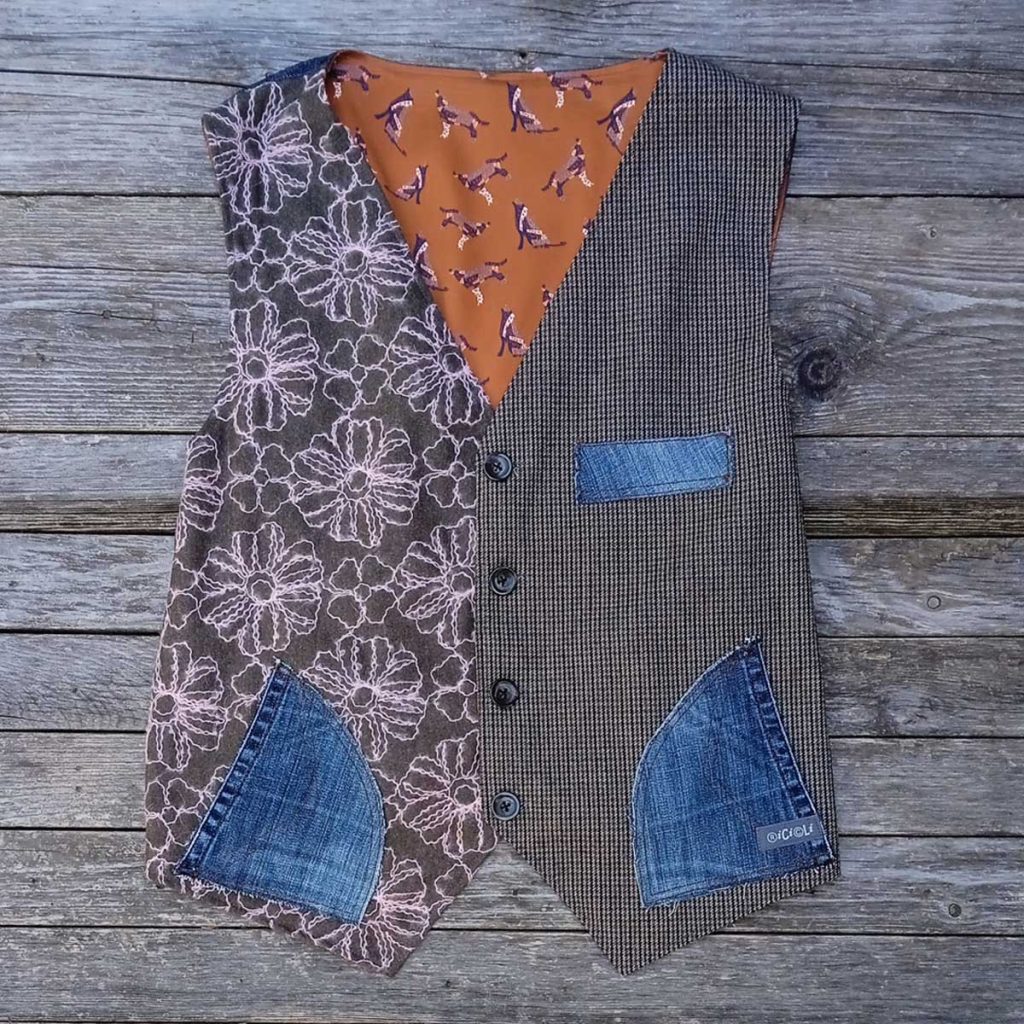 Gilet double face n°20 Tg.XXL