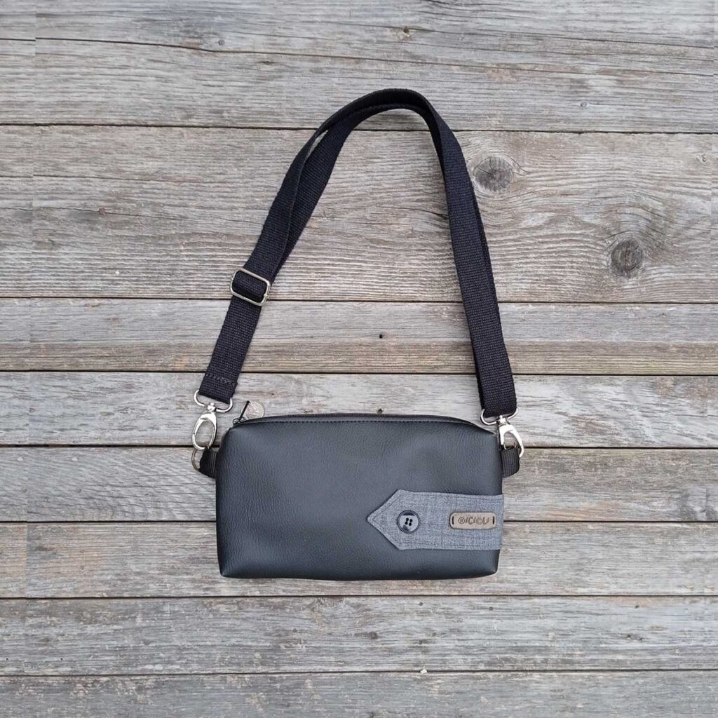 Pochette Lupin n°07 con tracolla nera - immagine 9