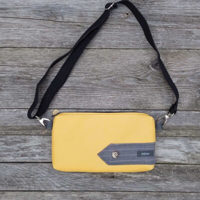 Pochette Lupin n°03 con tracolla nera