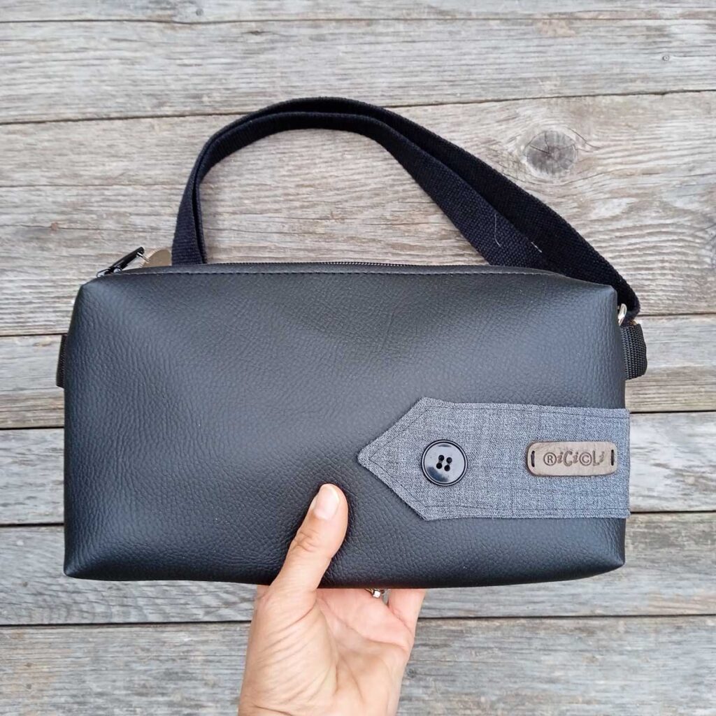 Pochette Lupin n°07 con tracolla nera - immagine 11