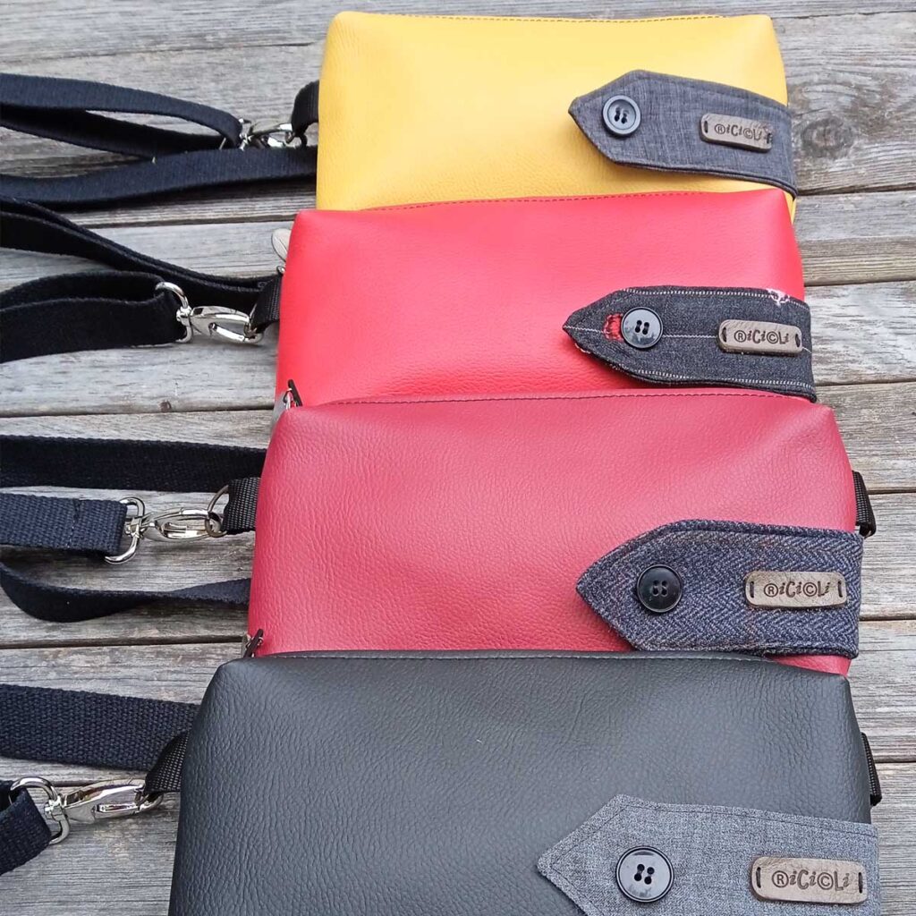 Pochette Lupin n°07 con tracolla nera - immagine 13