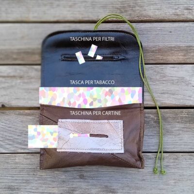 Porta tabacco in pelle n°05