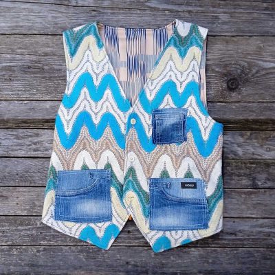 Gilet double face n°19 Tg.XS