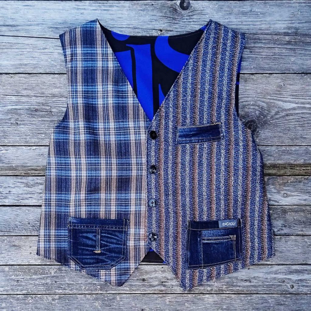 Gilet double face n°23 Tg.XXL