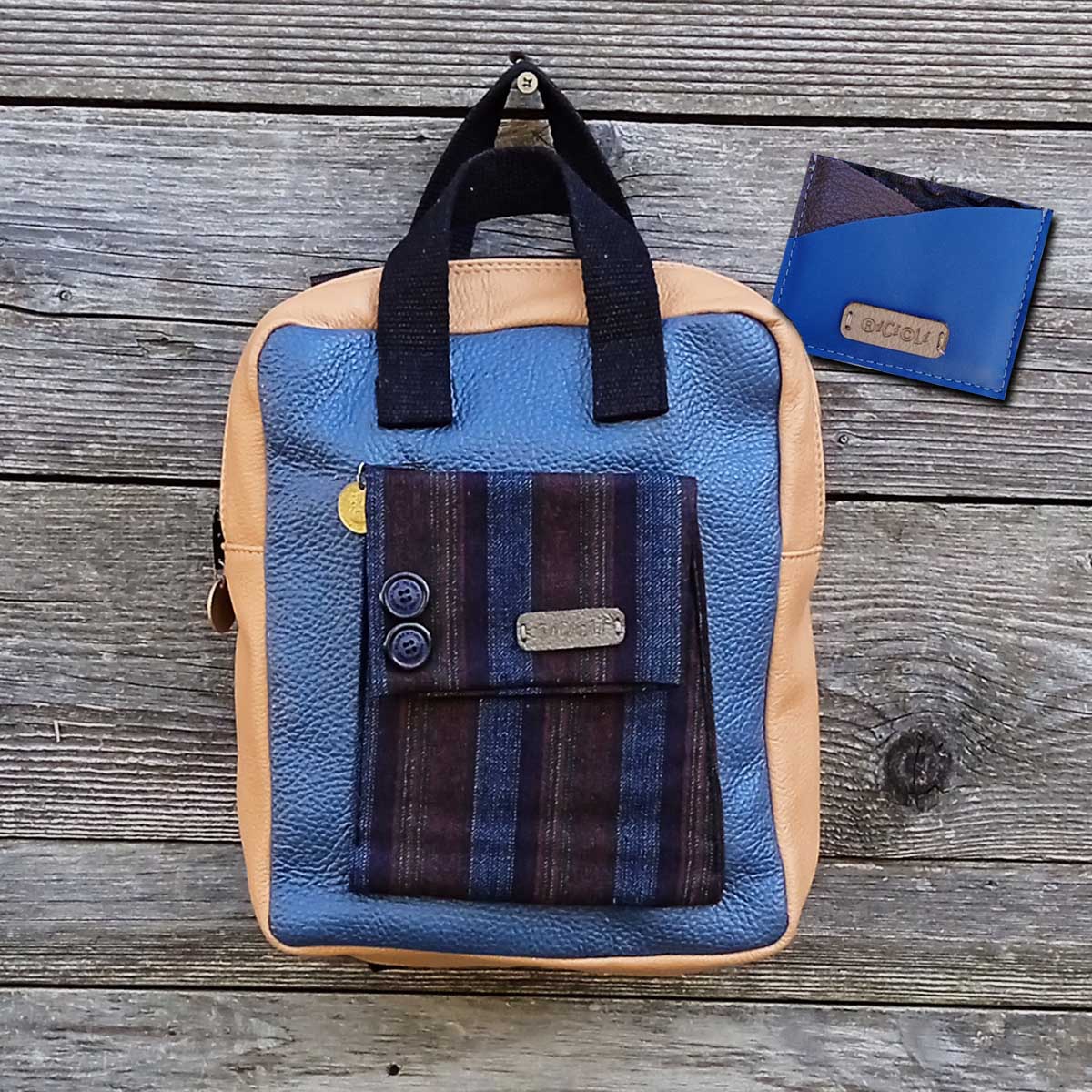 Borsa zaino Fico in VERA PELLE n°01 Borsa zaino Fico in VERA PELLE n°01