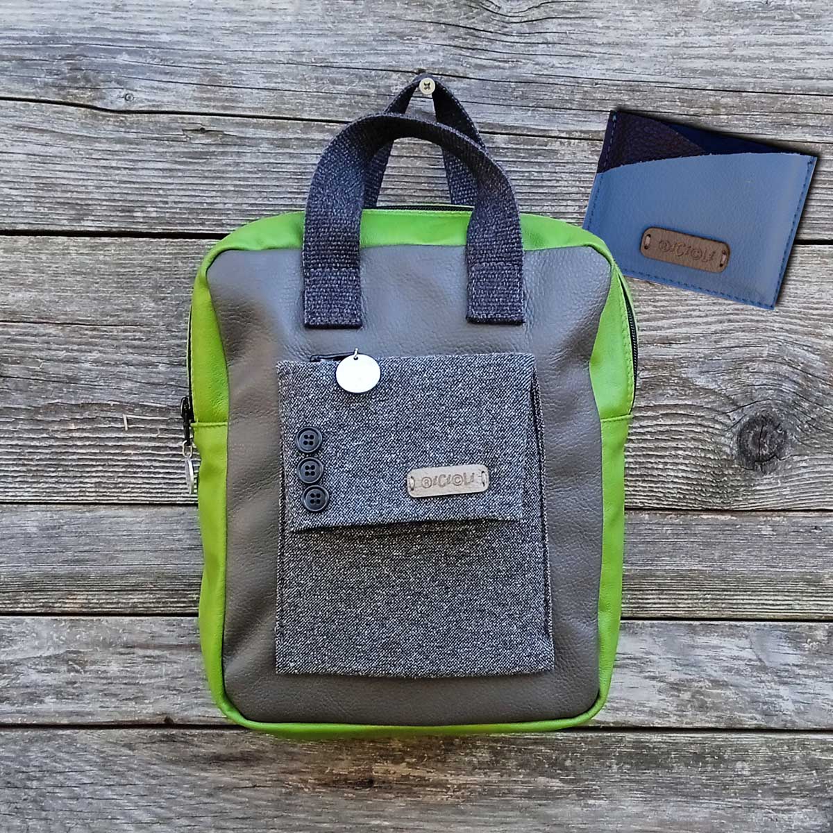 Borsa zaino Fico in VERA PELLE n°05 Borsa zaino Fico in VERA PELLE n°05