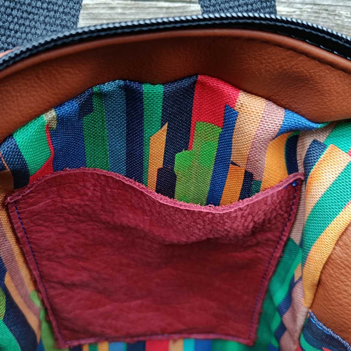 Borsa zaino Fico in VERA PELLE n°05 Borsa zaino Fico in VERA PELLE n°05 - immagine 15