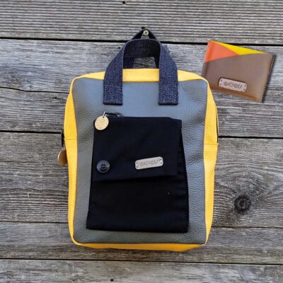 Home Borsa zaino Fico in VERA PELLE n°07