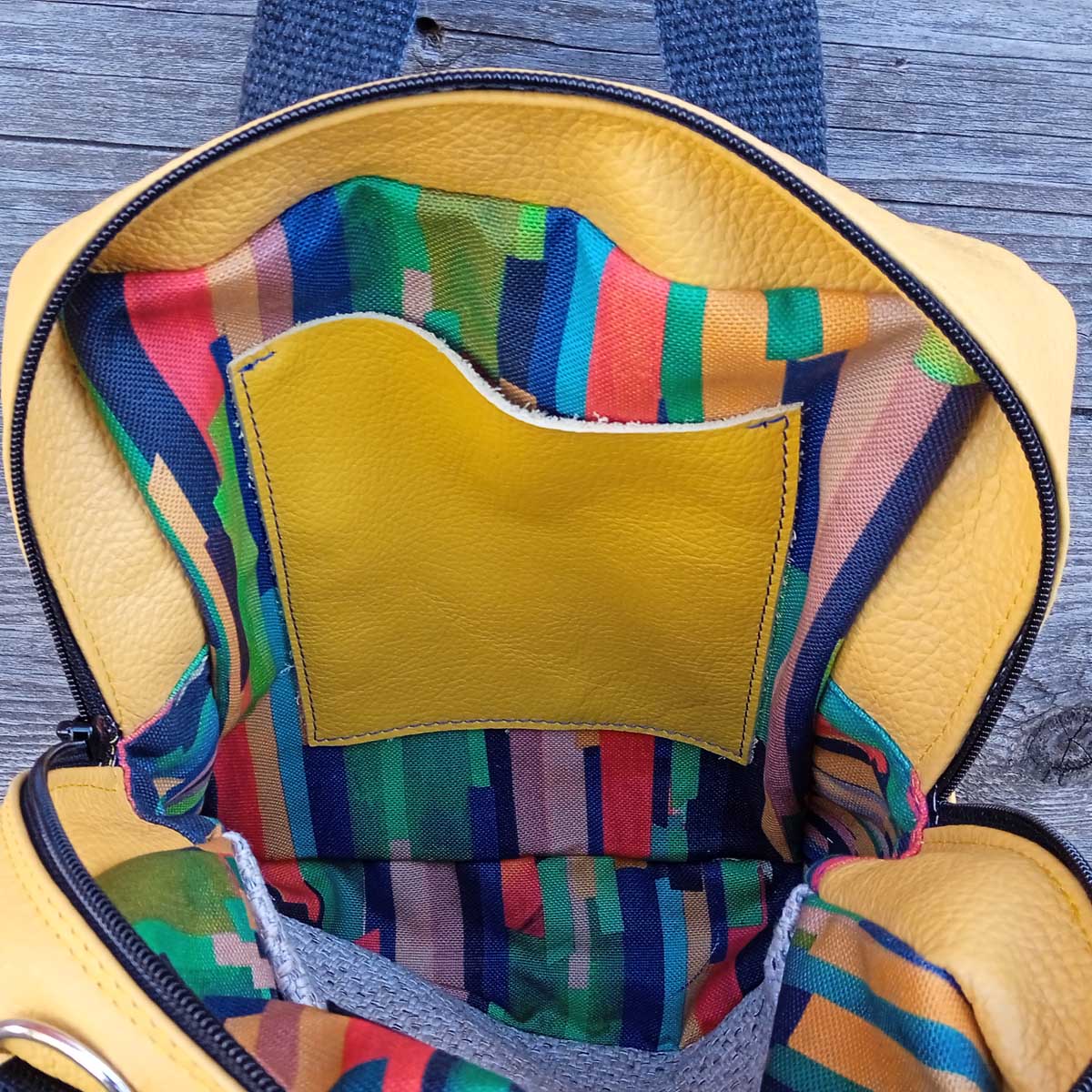 Borsa zaino Fico in VERA PELLE n°07 Borsa zaino Fico in VERA PELLE n°07 - immagine 13