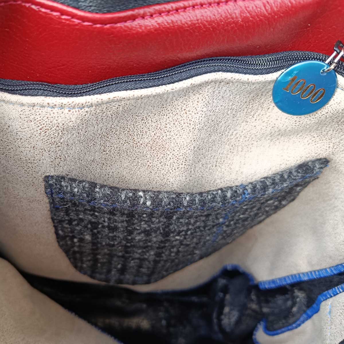 Borsa Zaino Cinno n°06 PELLE RIGENERATA Borsa Zaino Cinno n°06 PELLE RIGENERATA - immagine 14