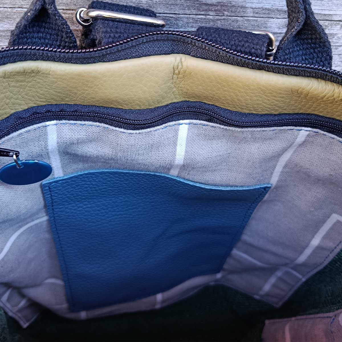 Borsa Zaino Cinno in VERA PELLE n°08 Borsa Zaino Cinno in VERA PELLE n°08 - immagine 17