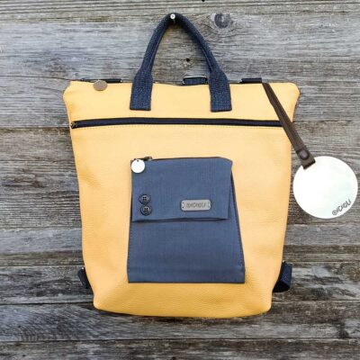 Borsa Zaino Cinno in VERA PELLE n°09