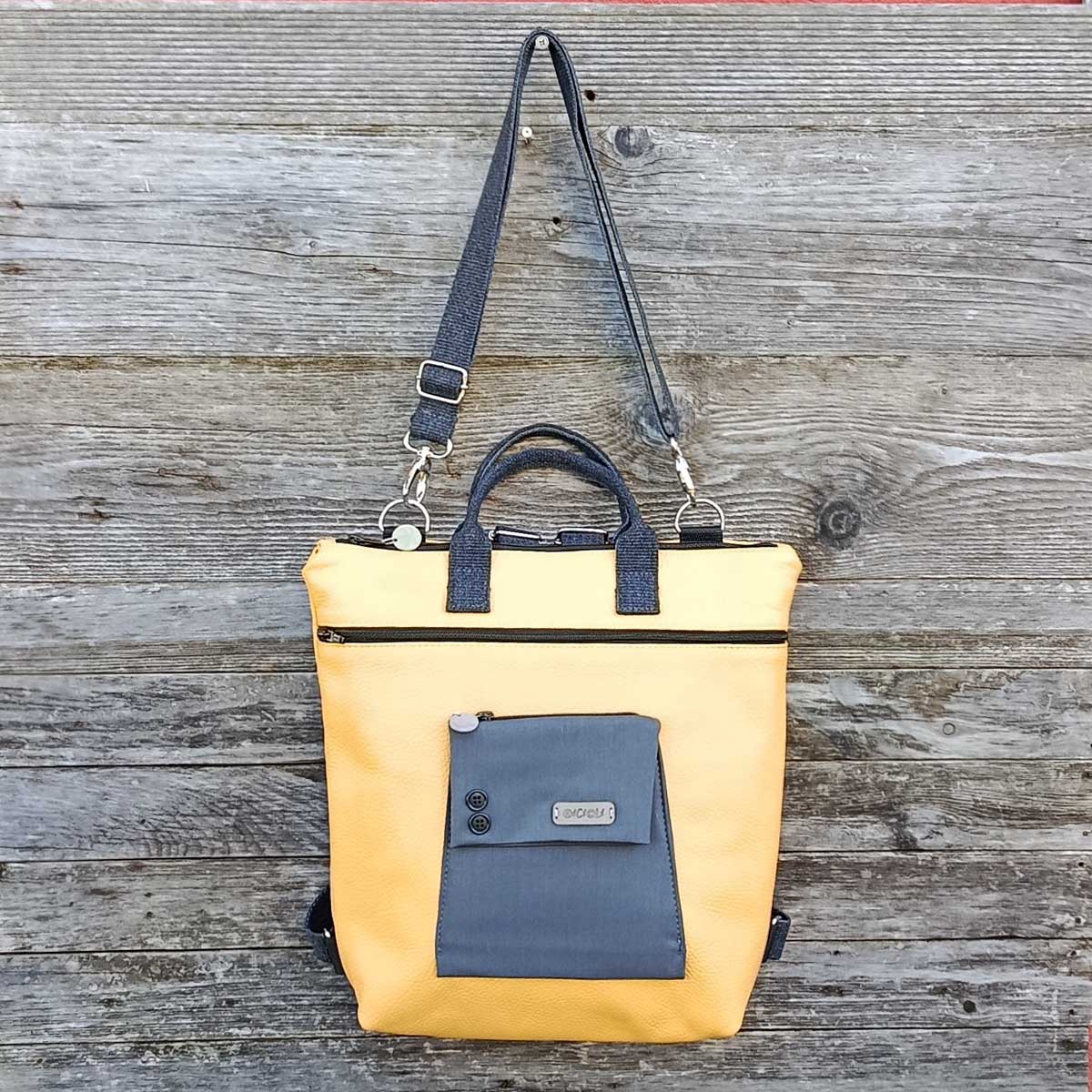 Borsa Zaino Cinno in VERA PELLE n°09 Borsa Zaino Cinno in VERA PELLE n°09 - immagine 16