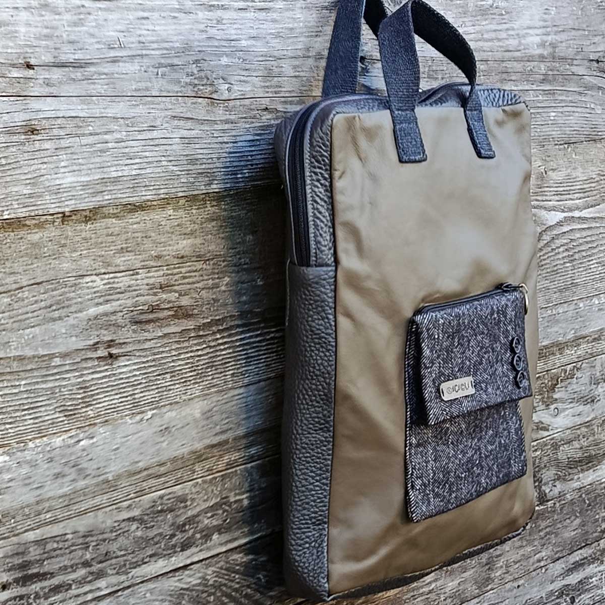 Zaino Ganzo in VERA PELLE n°06 Zaino Ganzo in VERA PELLE n°06 - immagine 11